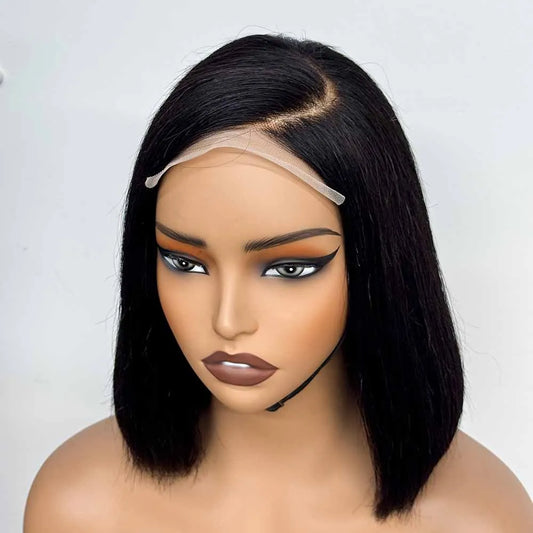 The C-Part Bob — 5x5 HD Lace Closure Bob Wig Bone Straight (Supreme Density 280%)