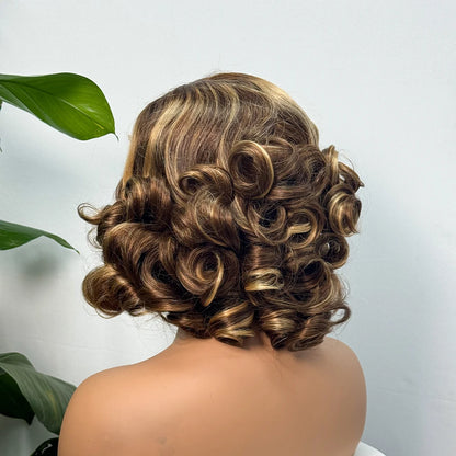 The Divine Curl — 5x5 Lace Closure Loose Bouncy Wig (Supreme Density 330%)
