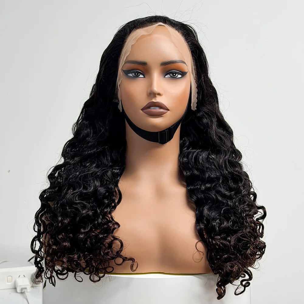 The Ebony Mermaid — 13x4 HD Lace Frontal Water Wave Wig (Density 300%)
