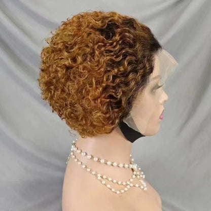 La Pixie Divine — Perruque 13x4 Lace Frontal Kinky Curly (Densité 180%)