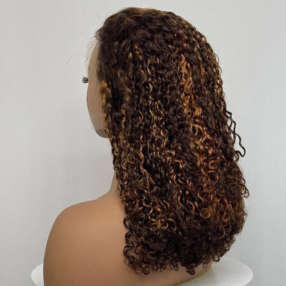 The Pixie Crown — 13x4 Lace Frontal Short Kinky Curly Wig (Density 300%)