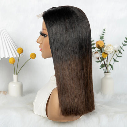 The Sunset Dynasty Smooth — 2x6 Real HD Lace Closure Straight Wig (Density 300%)