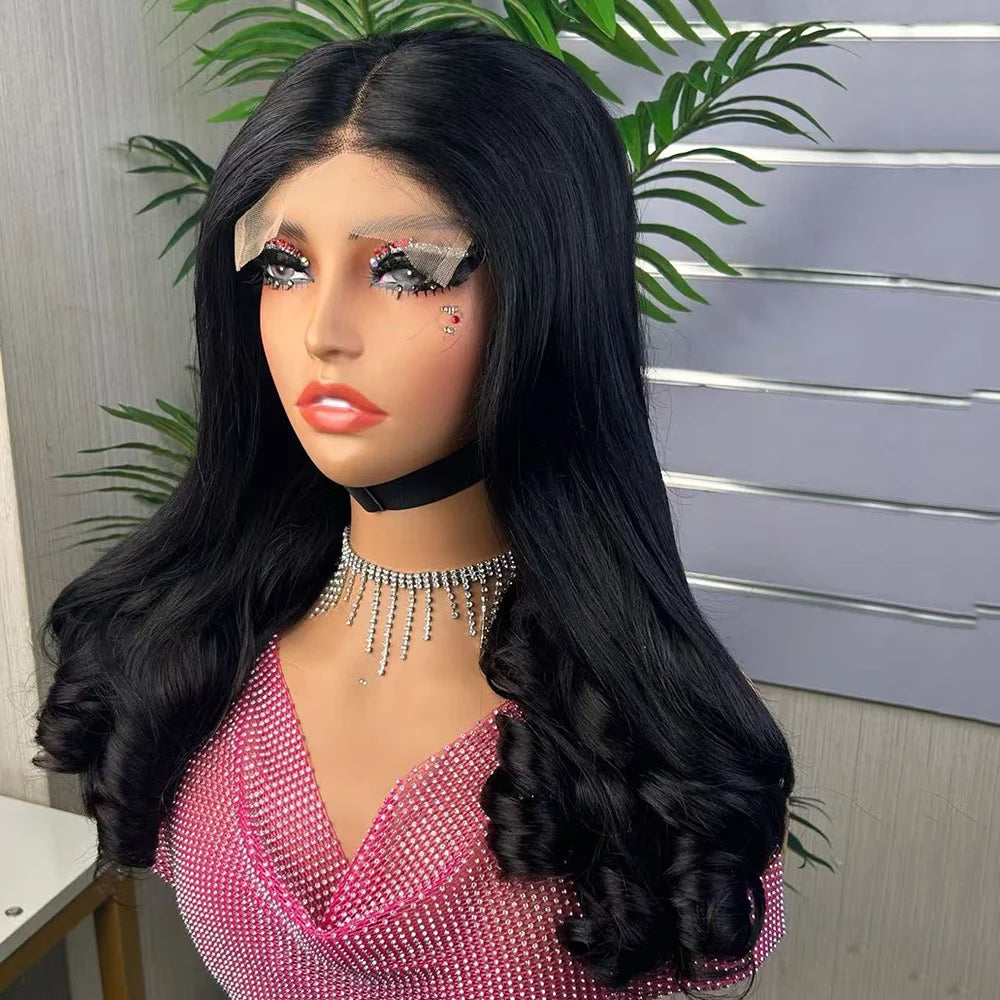 The Royal Flower — 5x5 HD Lace Closure Flower Curly Wig (Maximum Density 350%)