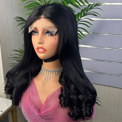 The Royal Flower — 5x5 HD Lace Closure Flower Curly Wig (Maximum Density 350%)