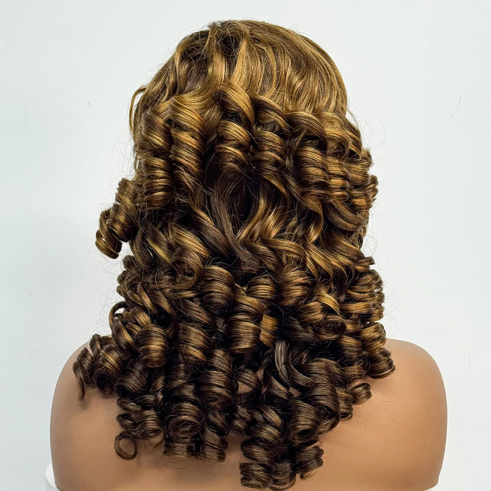La Royale Bouncy — Perruque 4x4 Lace Closure Loose Wave (Densité Suprême 300% - 22")
