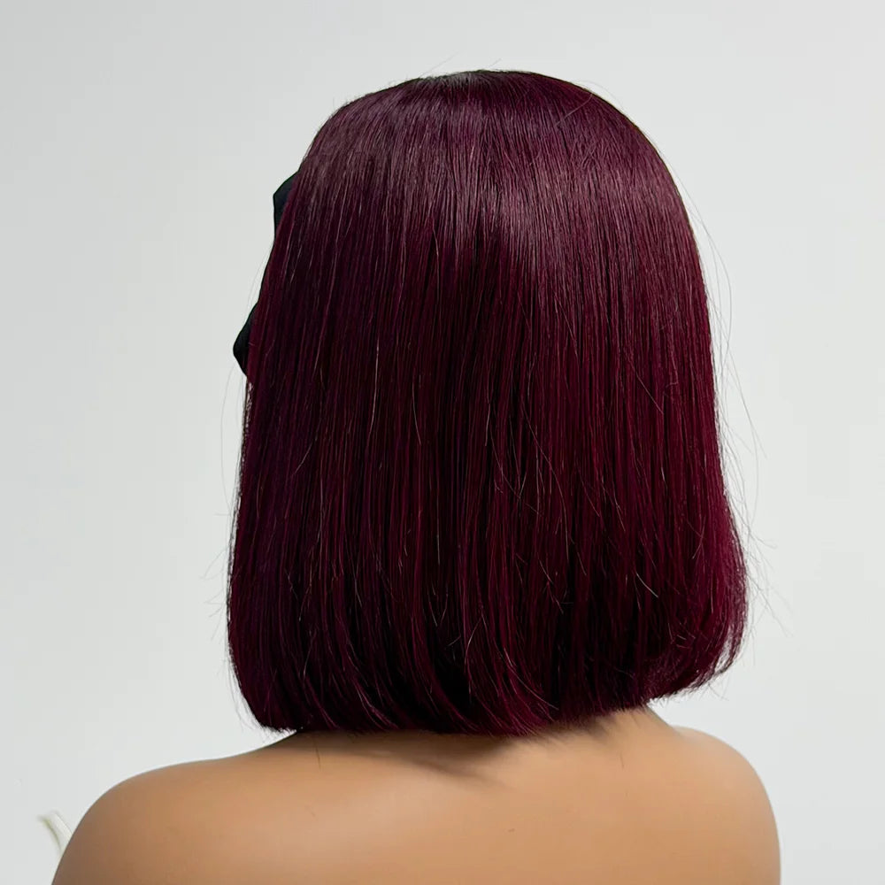 Le Bob Express — Demi-Perruque Headband Bone Straight (Densité 250% - 8")