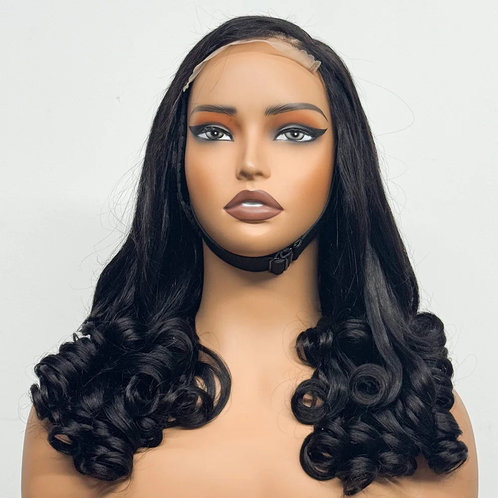 La Volcanique Spirale — Perruque 5x5 HD Lace Closure Spiral Curl (Densité Suprême 300% - 22")