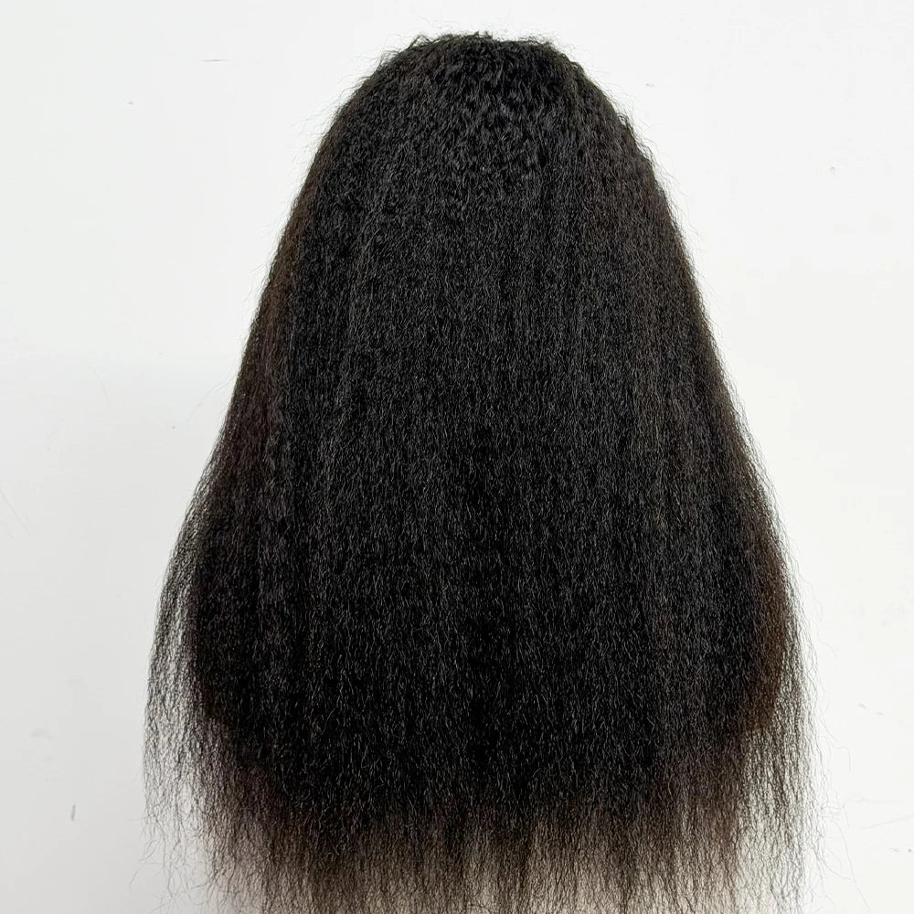 La Plénitude Yaki — Demi-Perruque Half Wig Kinky Straight (Densité 250%)