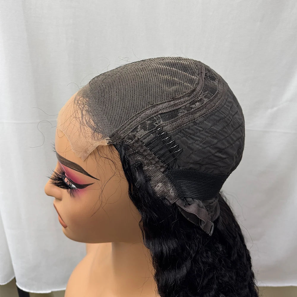 La Somptueuse Birmane — Perruque 5x5 Lace Closure Deep Curly (Densité 300%)