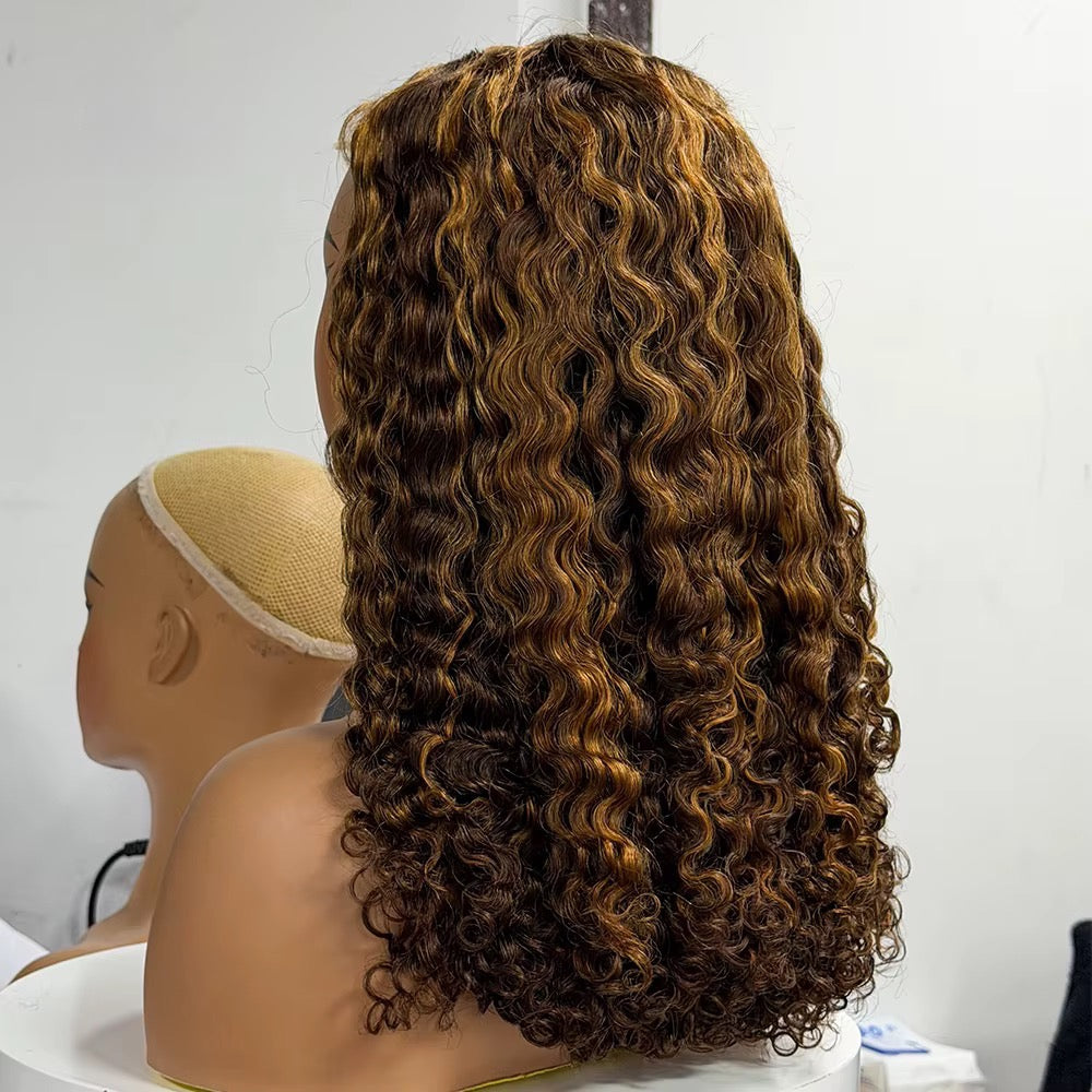 The Captivating Water Wave — 4x4 HD Lace Closure Wavy Wig (Density 280%)