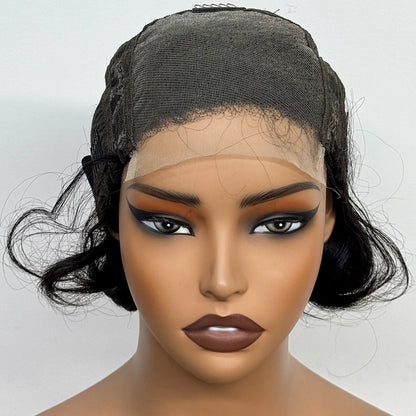 The Voluptuous Short Bob — 5x5 Lace Closure Loose Bouncy Wig (Density 230%)