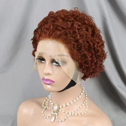 La Pixie Divine — Perruque 13x4 Lace Frontal Kinky Curly (Densité 180%)