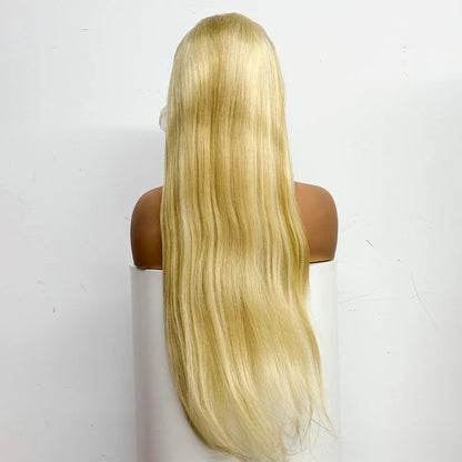 The Solar Smooth — 13x4 Lace Frontal Straight Blonde #613 Wig (Density 250%)