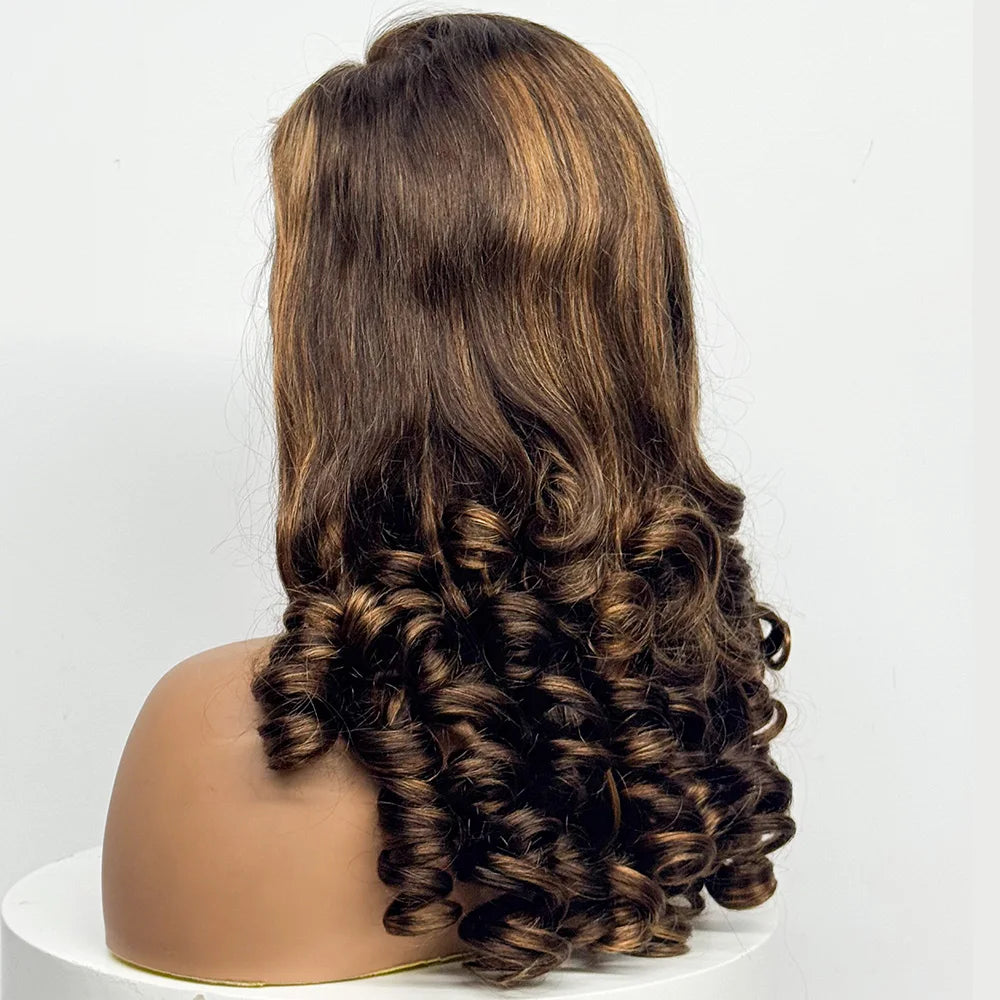 La Volcanique Spirale — Perruque 5x5 HD Lace Closure Spiral Curl (Densité Suprême 300% - 22")
