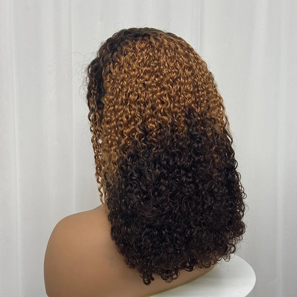 The Pixie Crown — 13x4 Lace Frontal Short Kinky Curly Wig (Density 300%)