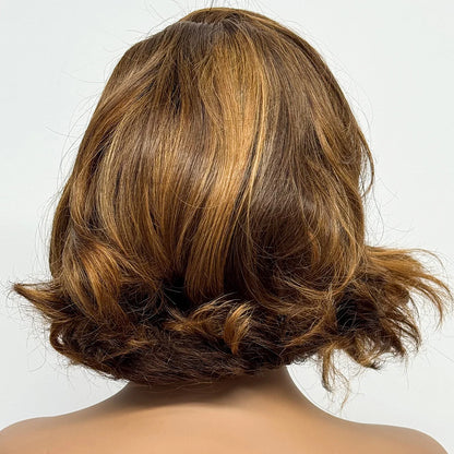 The Voluptuous Short Bob — 5x5 Lace Closure Loose Bouncy Wig (Density 230%)