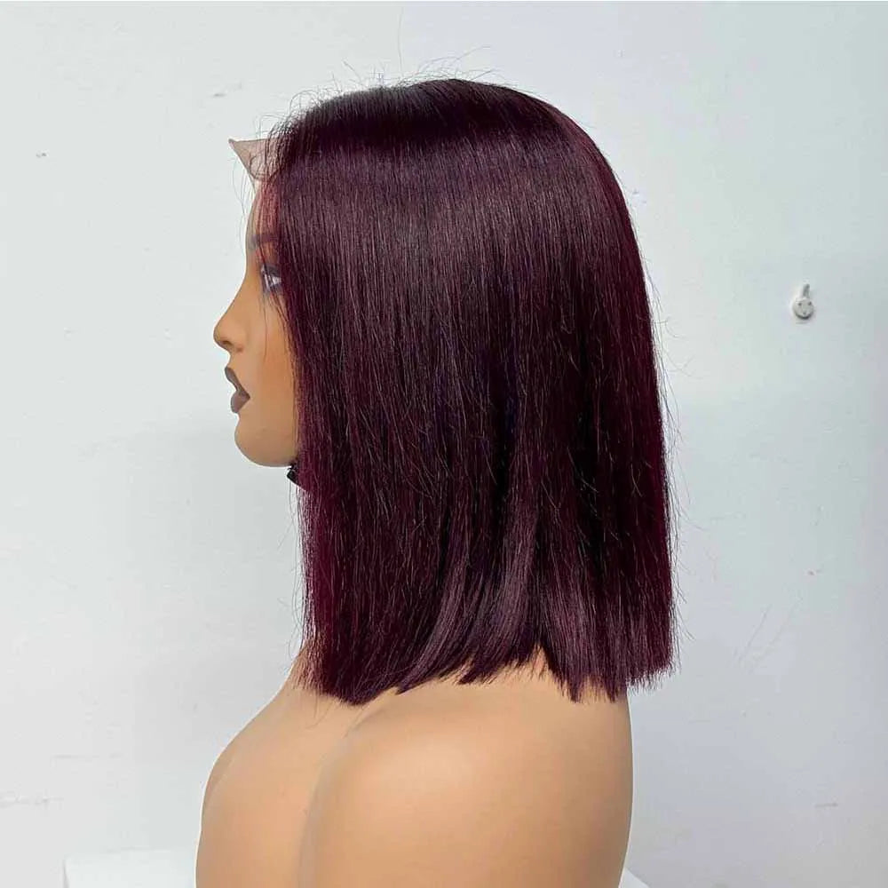 Le Bob C-Part — Perruque Carré 5x5 HD Lace Closure Bone Straight (Densité Suprême 280%)