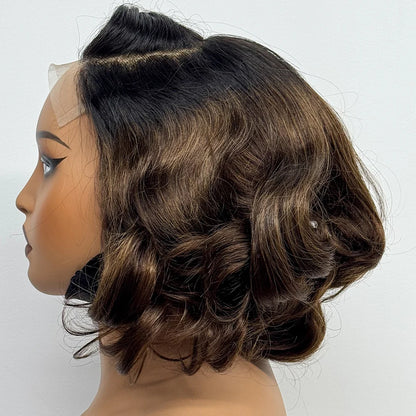 The Voluptuous Short Bob — 5x5 Lace Closure Loose Bouncy Wig (Density 230%)