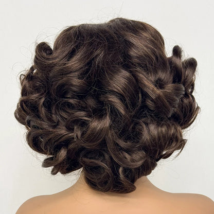 La Parisienne Bouncy — Perruque 5x5 HD Lace Closure Carré Loose Wave (Densité 250% - 14")