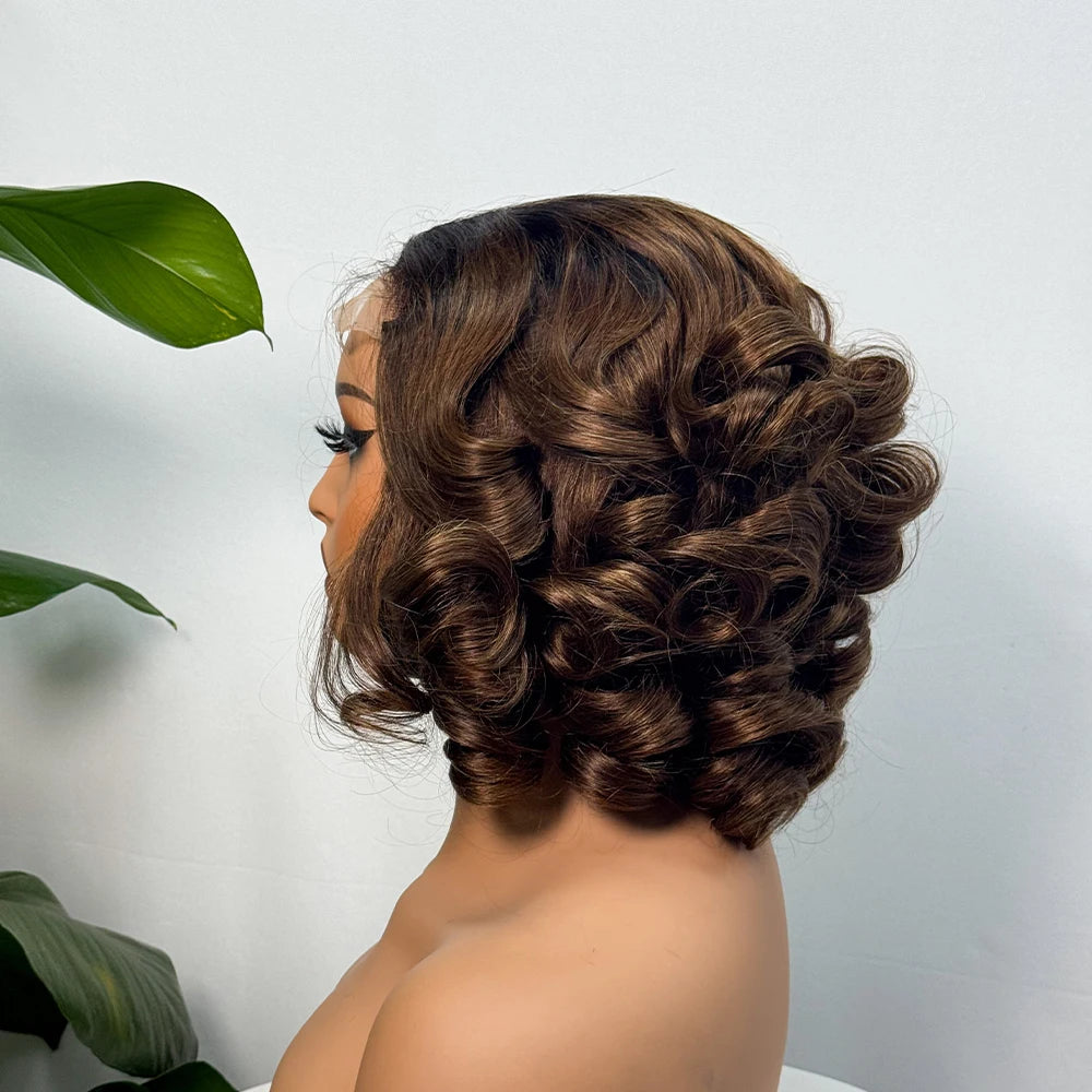 The Divine Curl — 5x5 Lace Closure Loose Bouncy Wig (Supreme Density 330%)