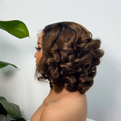 The Divine Curl — 5x5 Lace Closure Loose Bouncy Wig (Supreme Density 330%)