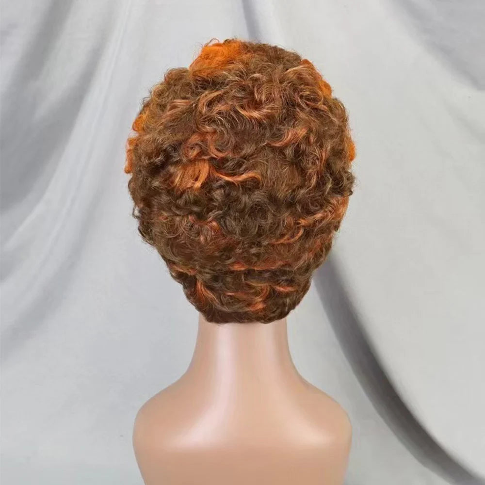 La Petite Audacieuse — Perruque 13x4 Lace Frontal Pixie Curly (Densité 180%)