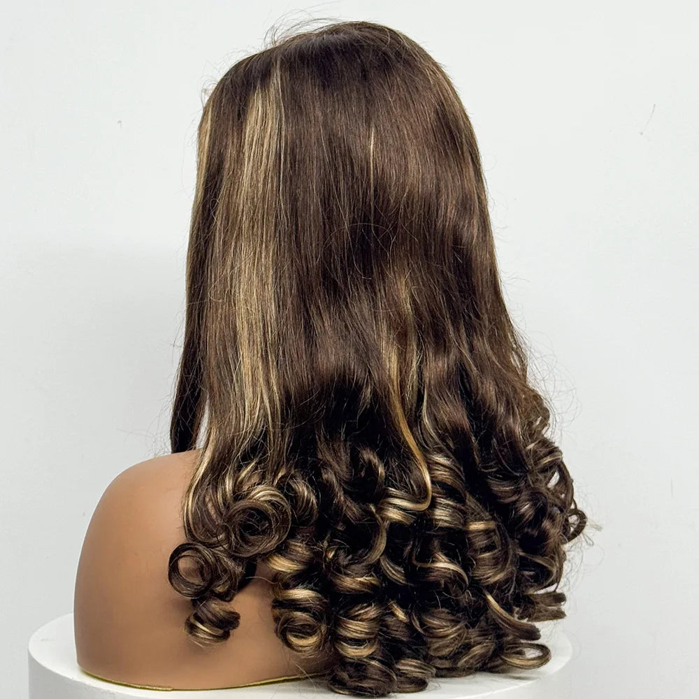 La Volcanique Spirale — Perruque 5x5 HD Lace Closure Spiral Curl (Densité Suprême 300% - 22")