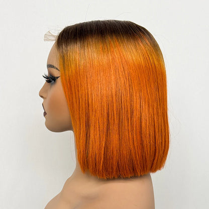 Le Carré Céleste — Perruque Bob 2x6 HD Lace Closure Bone Straight (Densité 250%)