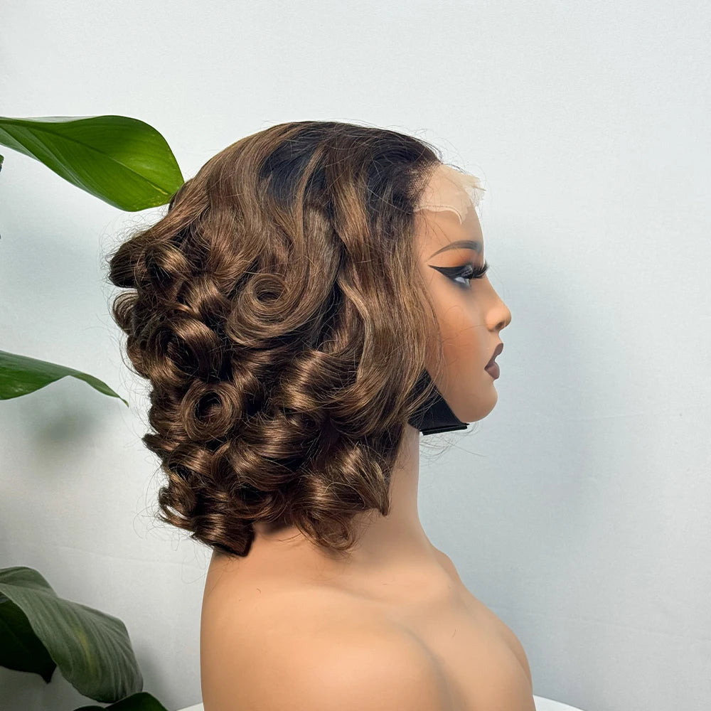 The Divine Curl — 5x5 Lace Closure Loose Bouncy Wig (Supreme Density 330%)