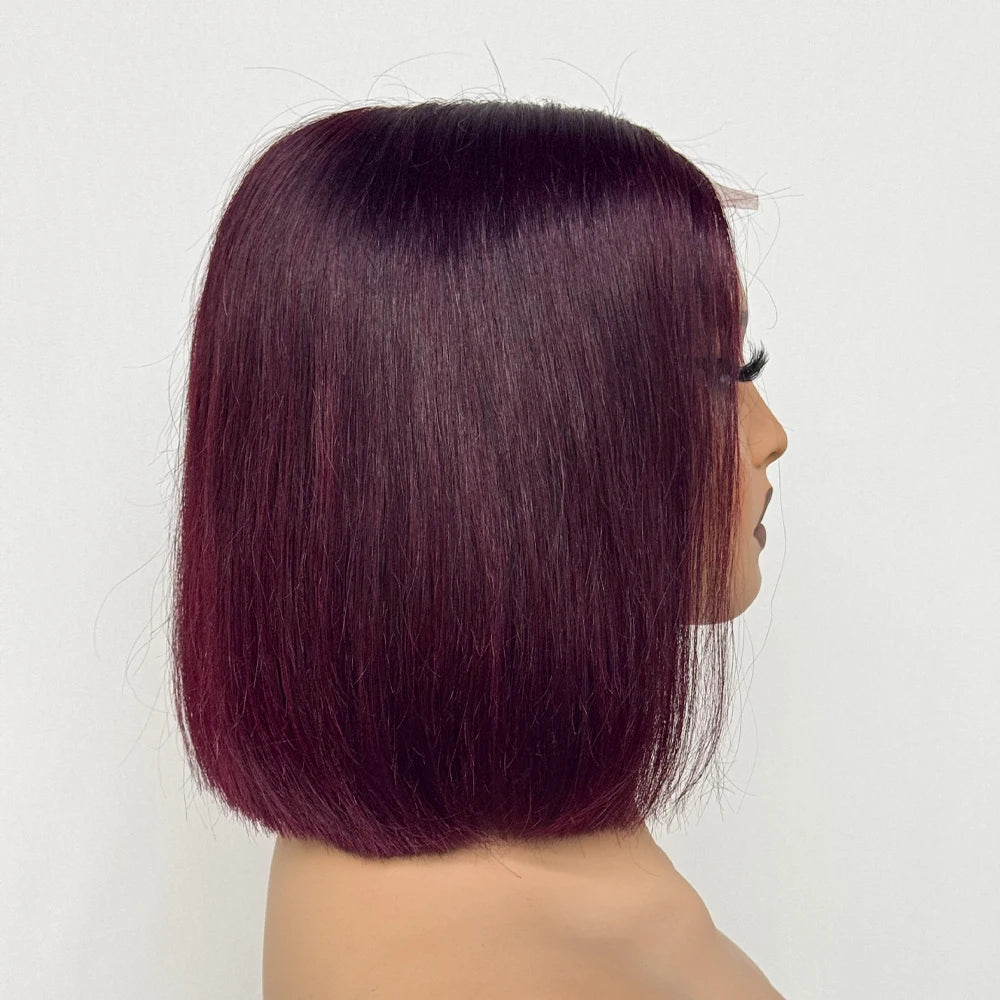 Le Carré Céleste — Perruque Bob 2x6 HD Lace Closure Bone Straight (Densité 250%)