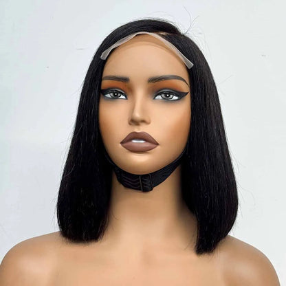 Le Bob C-Part — Perruque Carré 5x5 HD Lace Closure Bone Straight (Densité Suprême 280%)