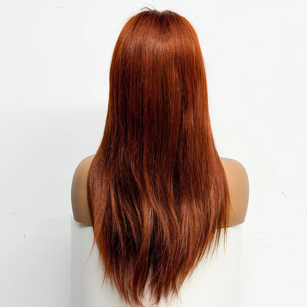 The Majestic Smooth — 4x4 Lace Closure Straight Wig (Supreme Density 280% - 22")