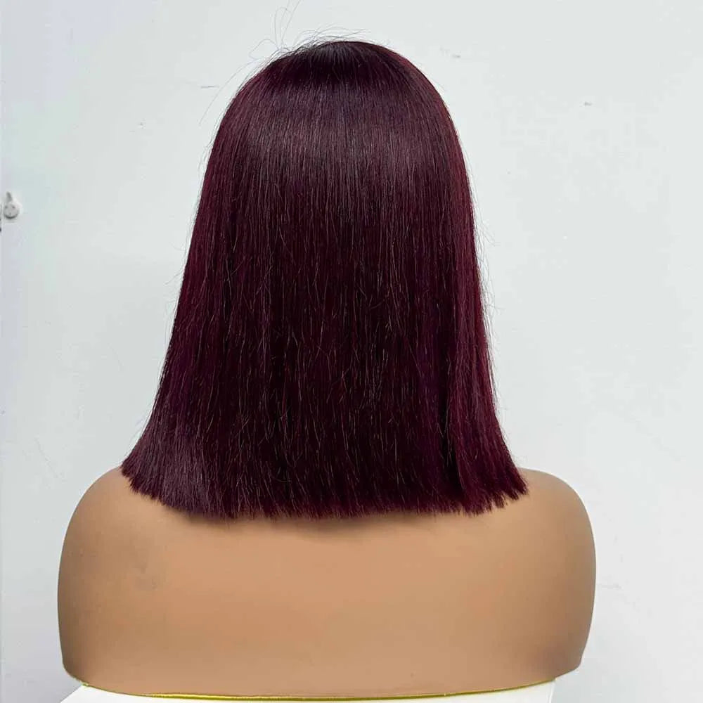 Le Bob C-Part — Perruque Carré 5x5 HD Lace Closure Bone Straight (Densité Suprême 280%)