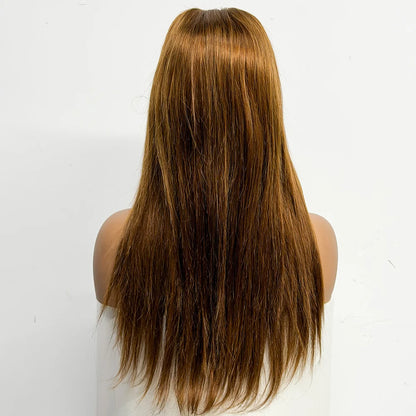 The Majestic Smooth — 4x4 Lace Closure Straight Wig (Supreme Density 280% - 22")