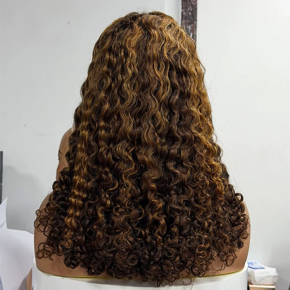 The Captivating Water Wave — 4x4 HD Lace Closure Wavy Wig (Density 280%)