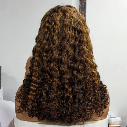 The Captivating Water Wave — 4x4 HD Lace Closure Wavy Wig (Density 280%)