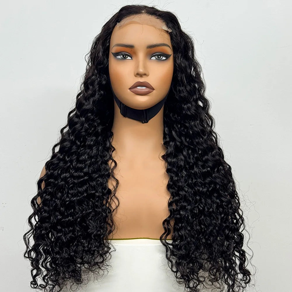 The Supreme Cascade — 4x4 HD Lace Closure Deep Water Wave Wig (Supreme Density 300% - 28")