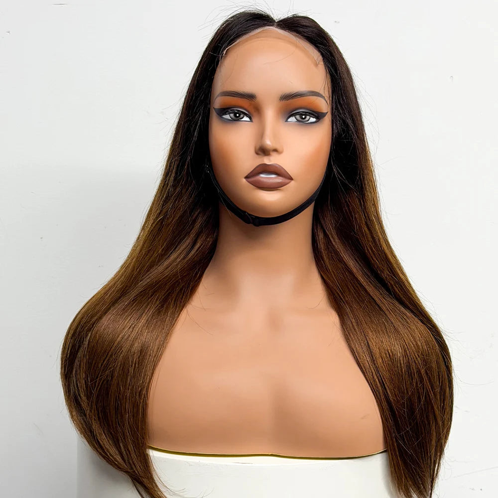 The Majestic Smooth — 4x4 Lace Closure Straight Wig (Supreme Density 280% - 22")