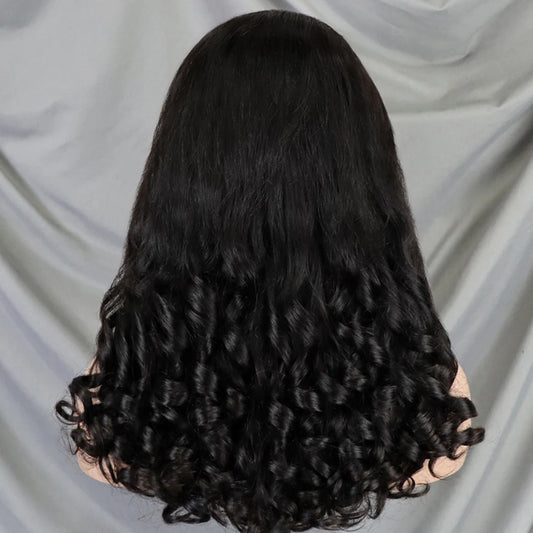 The Volcanic Fumi — 13x4 HD Lace Frontal Loose Bouncy Wig (Density 300%)