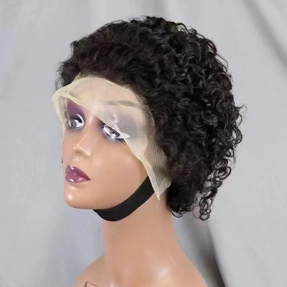 La Pixie Divine — Perruque 13x4 Lace Frontal Kinky Curly (Densité 180%)