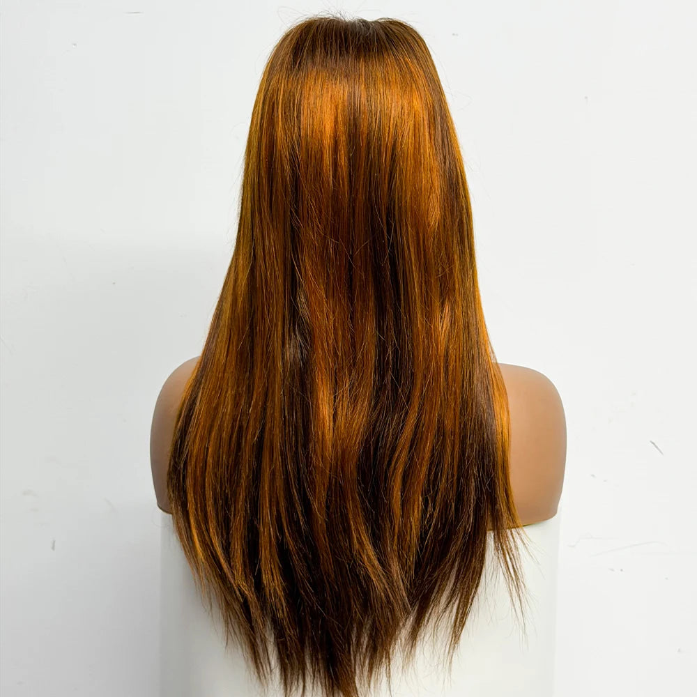 The Majestic Smooth — 4x4 Lace Closure Straight Wig (Supreme Density 280% - 22")