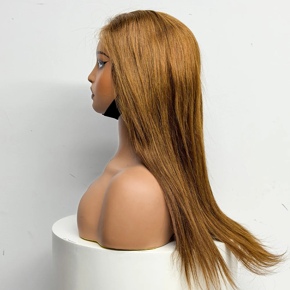 The Majestic Smooth — 4x4 Lace Closure Straight Wig (Supreme Density 280% - 22")
