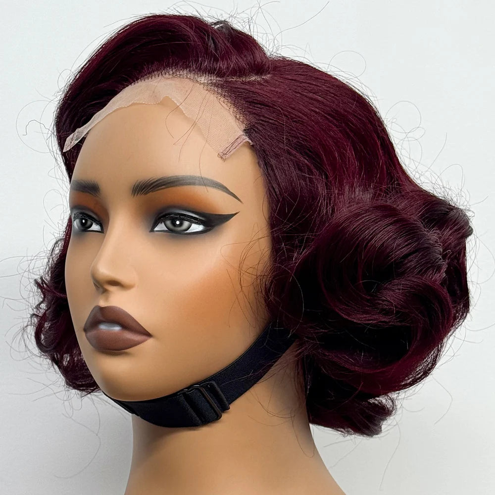 The Voluptuous Short Bob — 5x5 Lace Closure Loose Bouncy Wig (Density 230%)