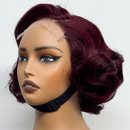 The Voluptuous Short Bob — 5x5 Lace Closure Loose Bouncy Wig (Density 230%)