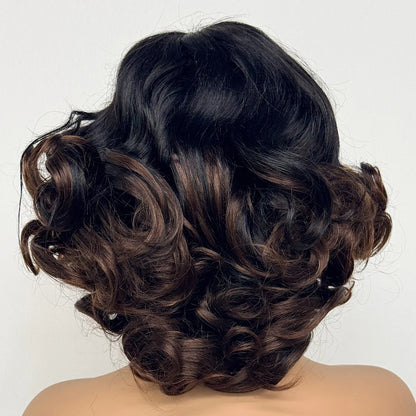 La Parisienne Bouncy — Perruque 5x5 HD Lace Closure Carré Loose Wave (Densité 250% - 14")