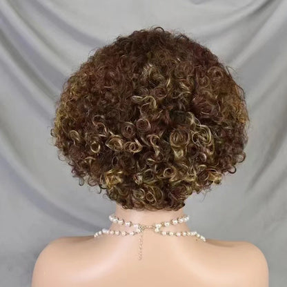 La Pixie Divine — Perruque 13x4 Lace Frontal Kinky Curly (Densité 180%)