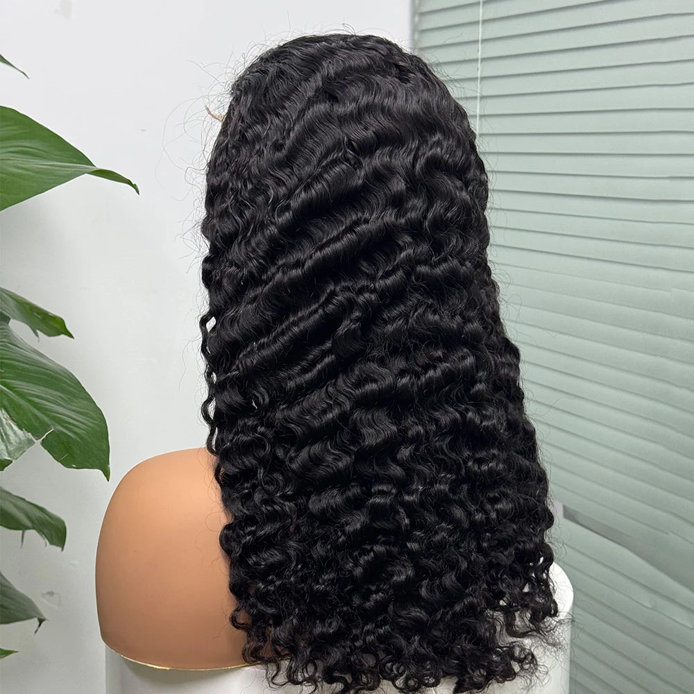 La Somptueuse Birmane — Perruque 5x5 Lace Closure Deep Curly (Densité 300%)