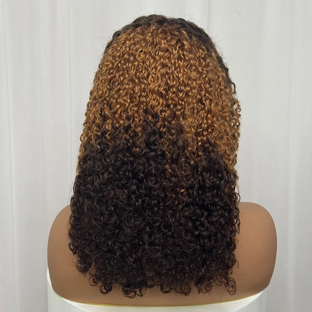 The Pixie Crown — 13x4 Lace Frontal Short Kinky Curly Wig (Density 300%)