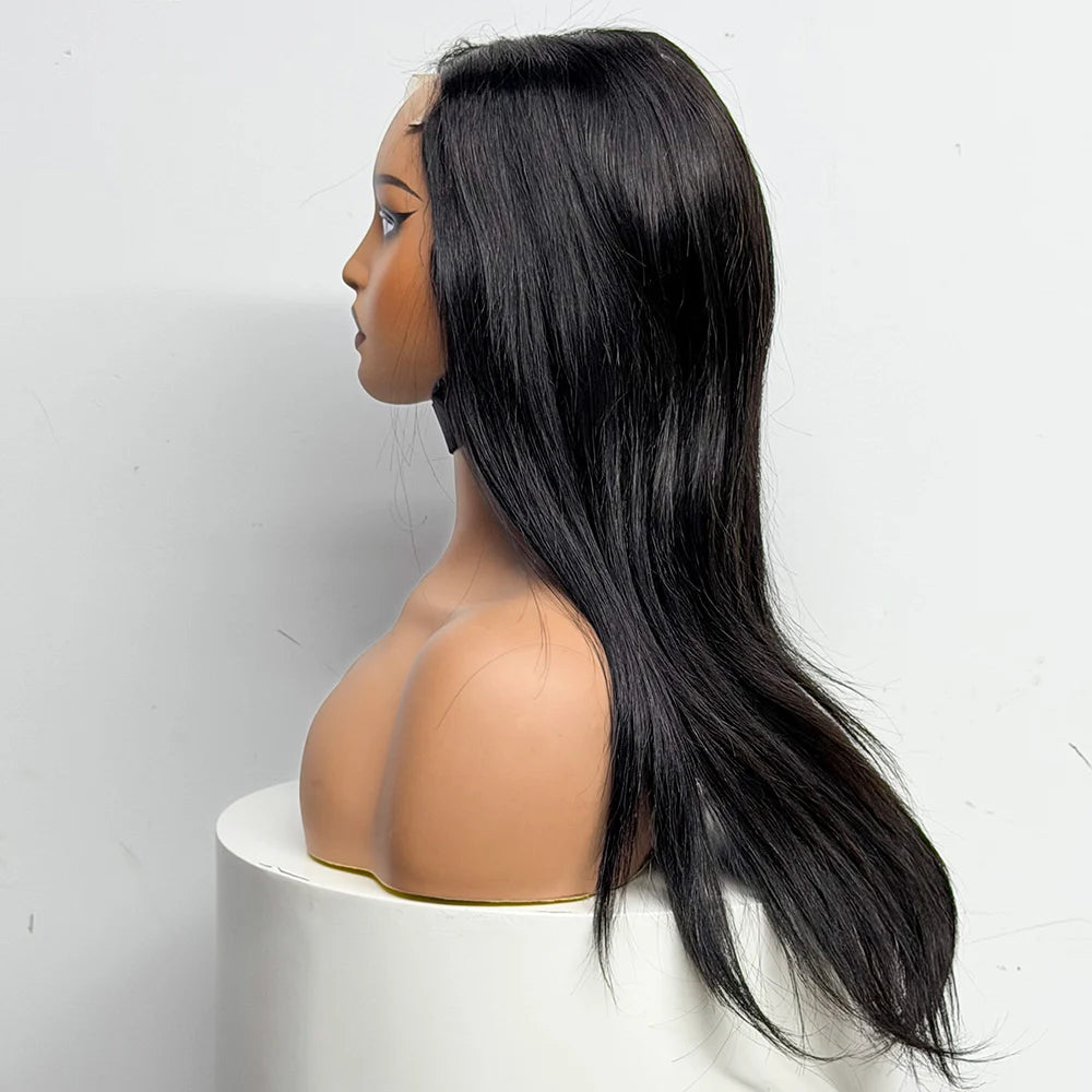 The Majestic Smooth — 4x4 Lace Closure Straight Wig (Supreme Density 280% - 22")