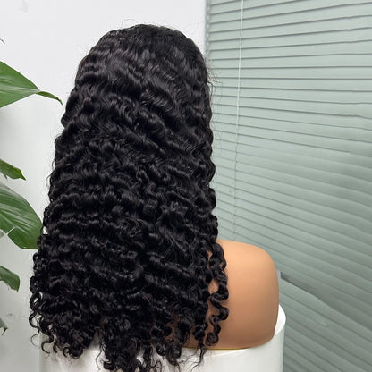 La Somptueuse Birmane — Perruque 5x5 Lace Closure Deep Curly (Densité 300%)